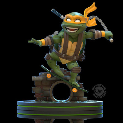Teenage Mutant Ninja Turtles Q-Fig Figure Michelangelo 13cm - Mini Figures - Quantum Mechanix - Hobby Figures UK