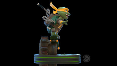 Teenage Mutant Ninja Turtles Q-Fig Figure Michelangelo 13cm - Mini Figures - Quantum Mechanix - Hobby Figures UK