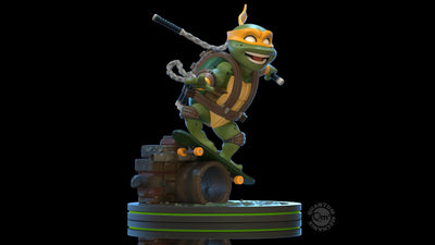 Teenage Mutant Ninja Turtles Q-Fig Figure Michelangelo 13cm - Mini Figures - Quantum Mechanix - Hobby Figures UK