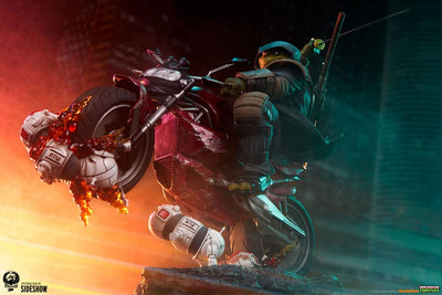 Teenage Mutant Ninja Turtles Statue 1/4 The Last Ronin On Bike 53cm - Scale Statue - PCS - Hobby Figures UK