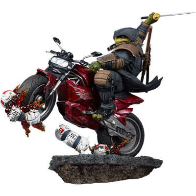 Teenage Mutant Ninja Turtles Statue 1/4 The Last Ronin On Bike 53cm - Scale Statue - PCS - Hobby Figures UK
