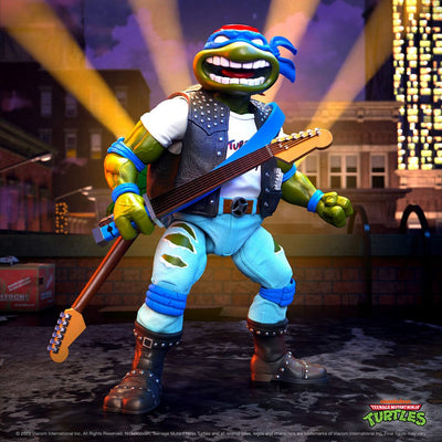 Teenage Mutant Ninja Turtles Ultimates Action Figure Classic Rocker Leo 18cm - Action Figures - Super7 - Hobby Figures UK
