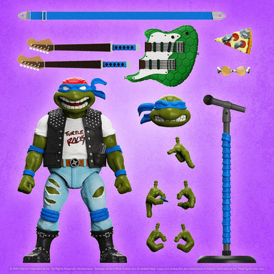 Teenage Mutant Ninja Turtles Ultimates Action Figure Classic Rocker Leo 18cm - Action Figures - Super7 - Hobby Figures UK