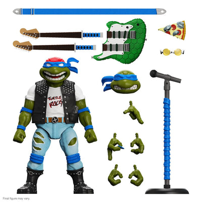 Teenage Mutant Ninja Turtles Ultimates Action Figure Classic Rocker Leo 18cm - Action Figures - Super7 - Hobby Figures UK
