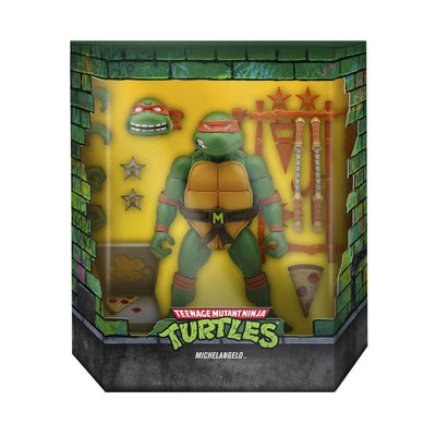 Teenage Mutant Ninja Turtles Ultimates Action Figure Michaelangelo 18cm - Action Figures - Super7 - Hobby Figures UK