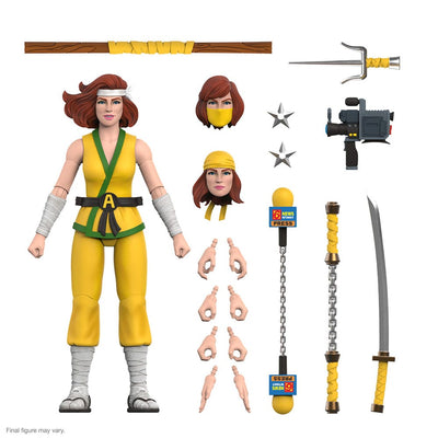 Teenage Mutant Ninja Turtles Ultimates Action Figure Ninja April 18cm - Action Figures - Super7 - Hobby Figures UK