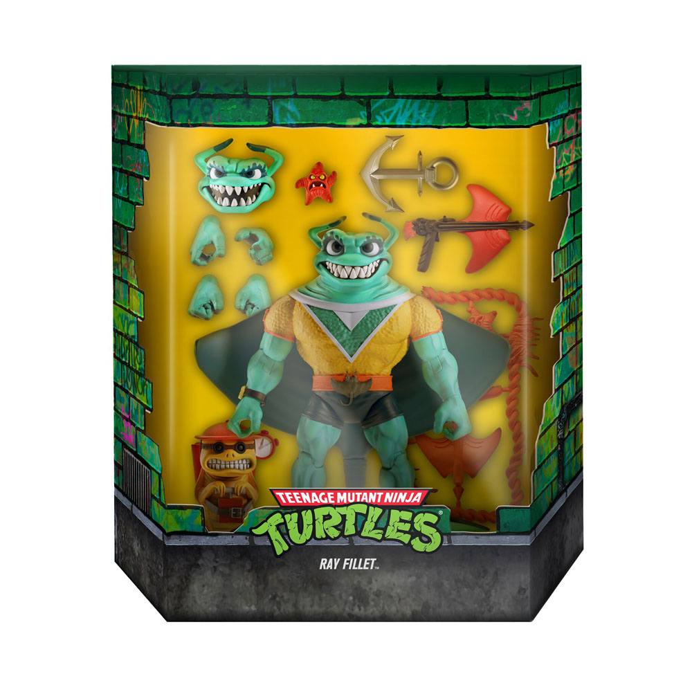 Teenage Mutant Ninja Turtles Ultimates Action Figure Ray Fillet 18cm Hobby Figures