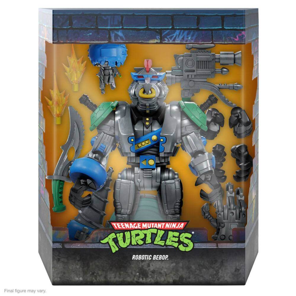 Teenage Mutant Ninja Turtles Ultimates Action Figure Robotic Bebop 20cm - Action Figures - Super7 - Hobby Figures UK
