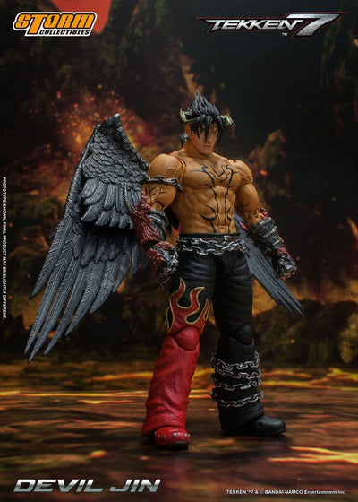 Tekken 7 Action Figure 1/12 Devil Jin 18cm - Action Figures - Storm Collectibles - Hobby Figures UK