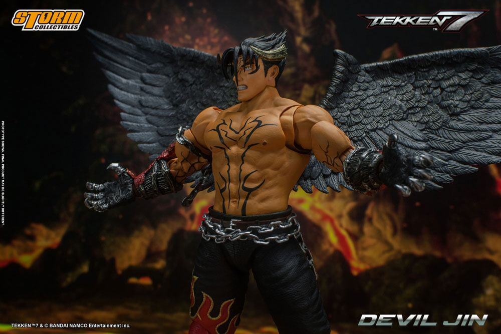 Tekken 7 Action Figure 1/12 Devil Jin 18cm - Action Figures - Storm Collectibles - Hobby Figures UK