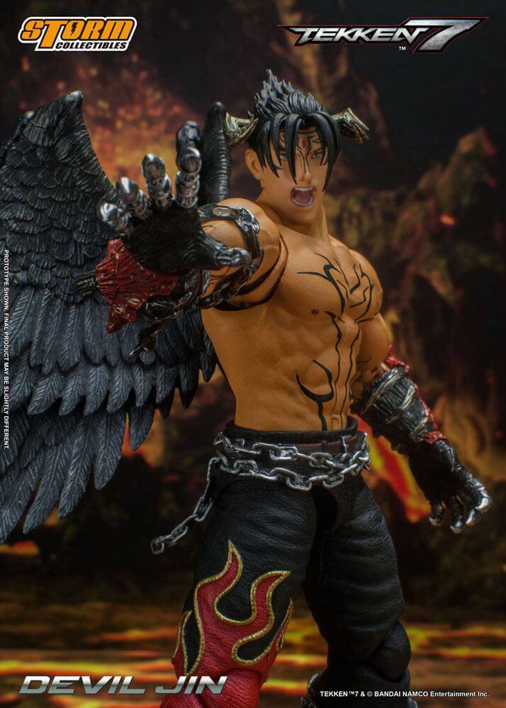 Tekken 7 Action Figure 1/12 Devil Jin 18cm - Action Figures - Storm Collectibles - Hobby Figures UK