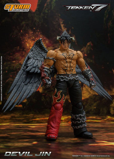 Tekken 7 Action Figure 1/12 Devil Jin 18cm - Action Figures - Storm Collectibles - Hobby Figures UK