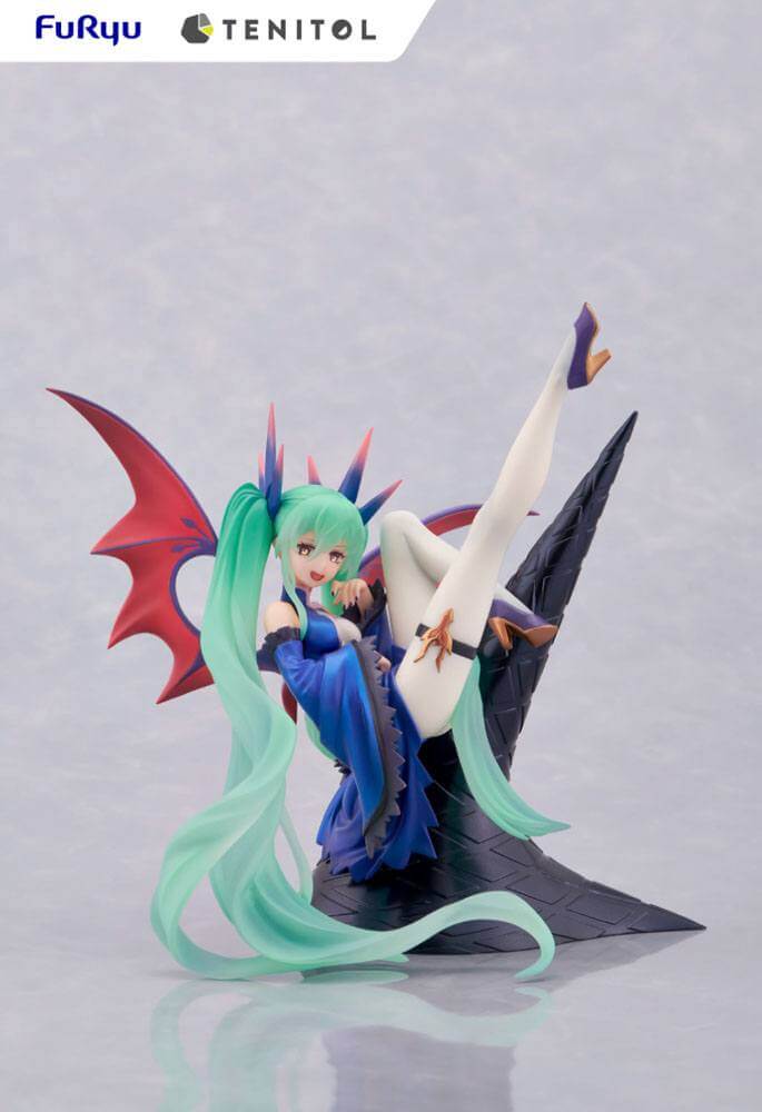 Hatsune Miku Tenitol PVC Statue Hatsune Miku Dark 17cm - Scale Statue - Furyu - Hobby Figures UK