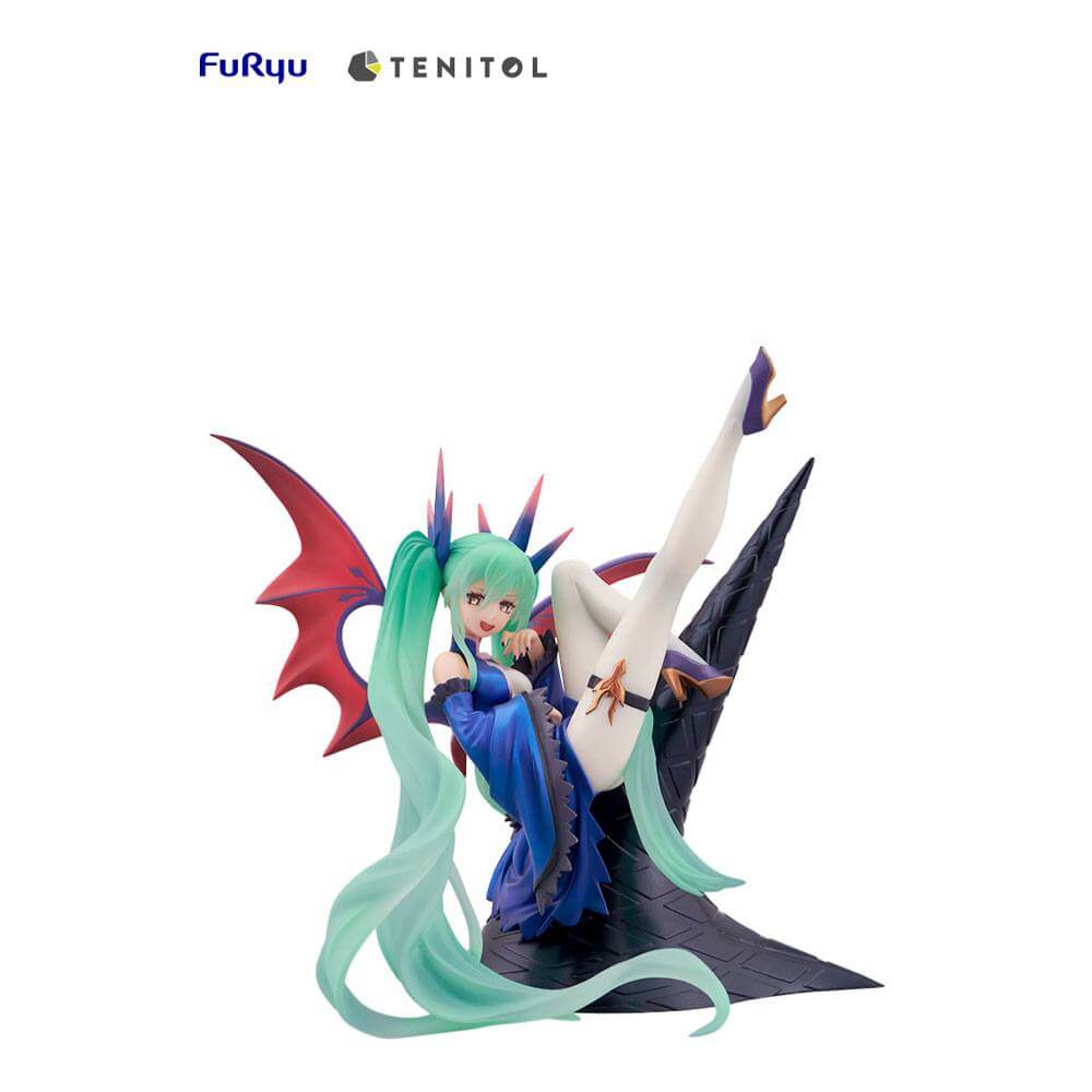 Hatsune Miku Tenitol PVC Statue Hatsune Miku Dark 17cm - Scale Statue - Furyu - Hobby Figures UK