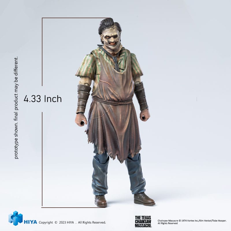 Texas Chainsaw Massacre (2003) Exquisite Mini Action Figure 1/18 Leatherface 2003 Killing Mask 11cm - Action Figures - Hiya Toys - Hobby Figures UK