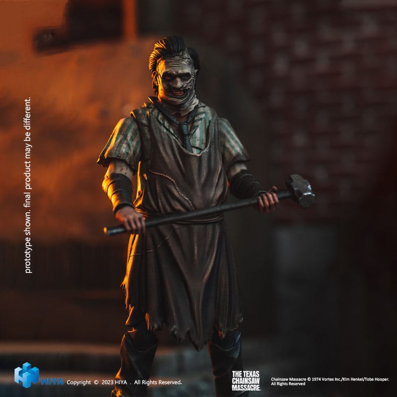 Texas Chainsaw Massacre (2003) Exquisite Mini Action Figure 1/18 Leatherface 2003 Killing Mask 11cm - Action Figures - Hiya Toys - Hobby Figures UK