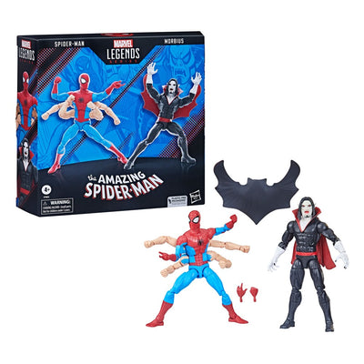 The Amazing Spider-Man Marvel Legends Action Figure 2-Pack Spider-Man & Morbius 15cm - Action Figures - Hasbro - Hobby Figures UK