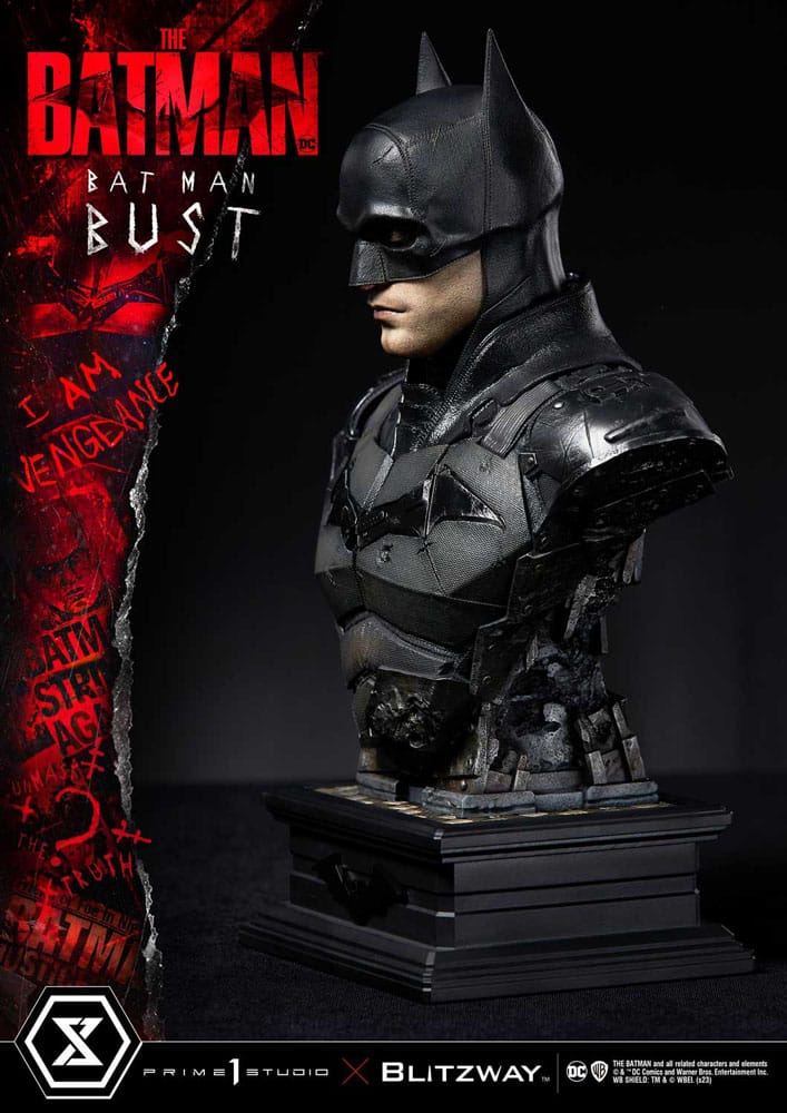 The Batman Bust Batman 30cm - Scale Statue - Prime 1 Studio - Hobby Figures UK