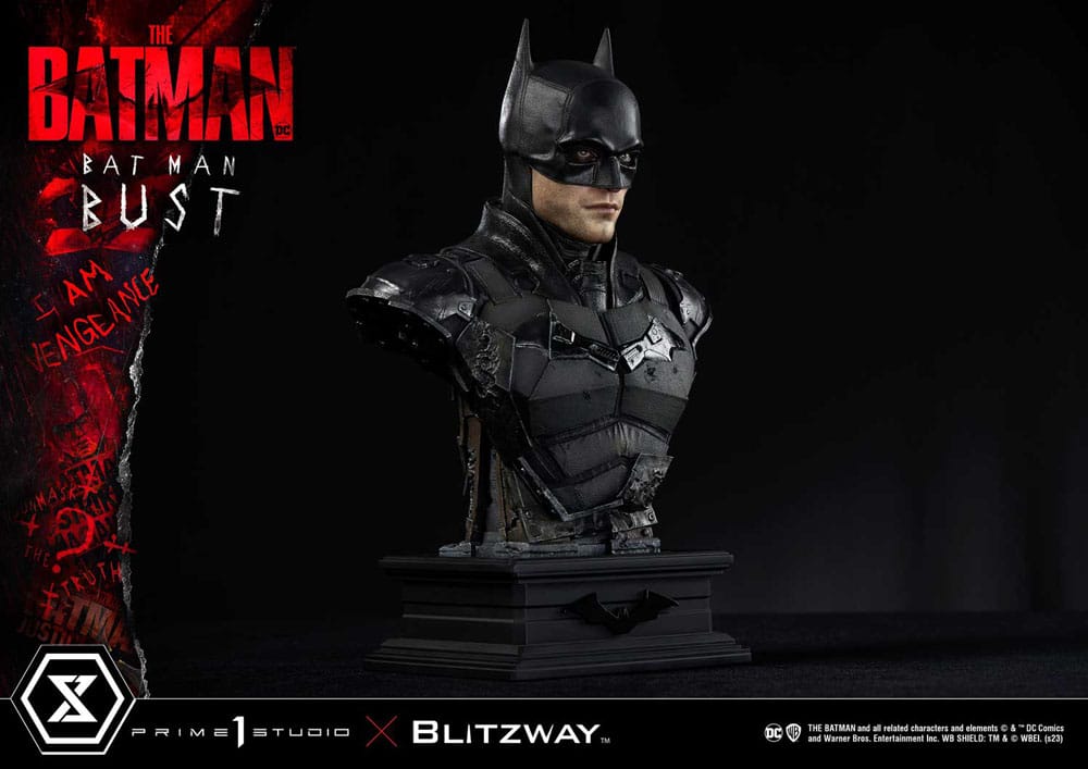 The Batman Bust Batman 30cm - Scale Statue - Prime 1 Studio - Hobby Figures UK