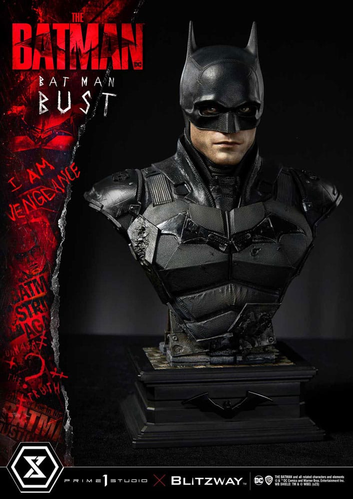 The Batman Bust Batman 30cm - Scale Statue - Prime 1 Studio - Hobby Figures UK