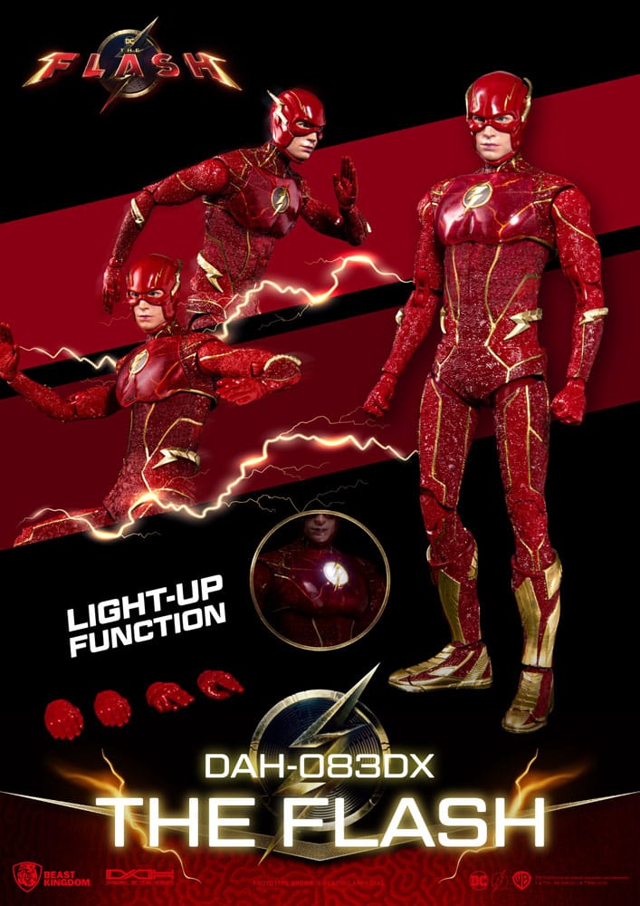 The Flash Dynamic 8ction Heroes Action Figure 1/9 The Flash Deluxe