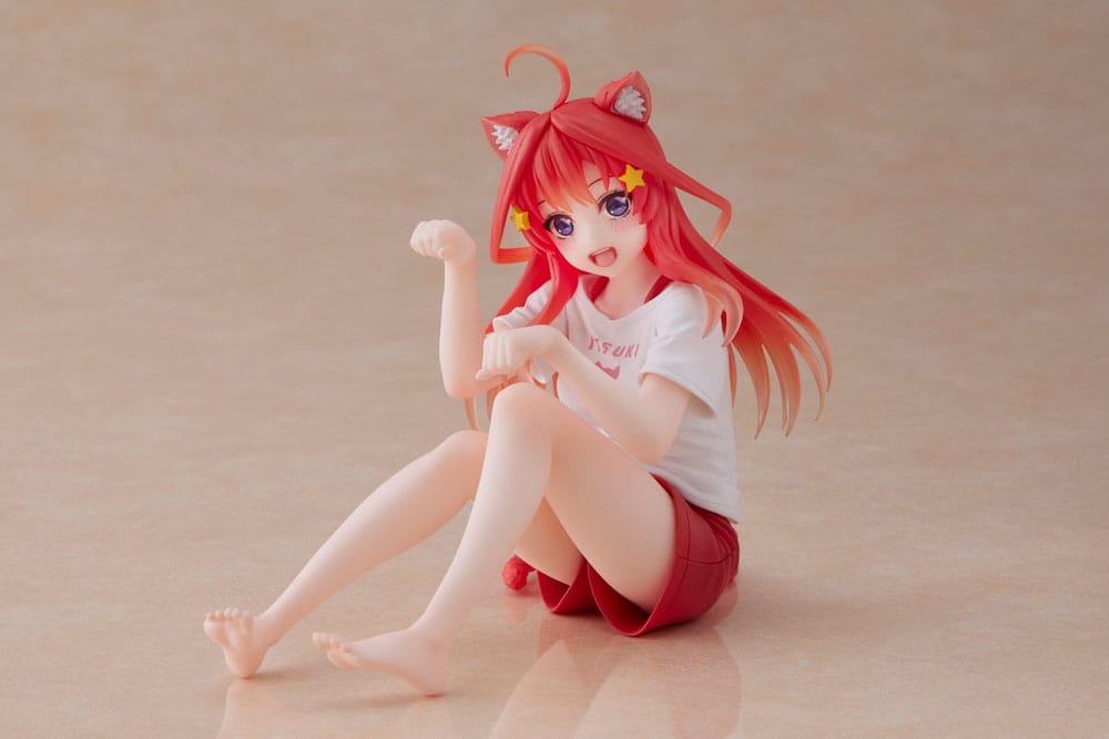 The Quintessential Quintuplets PVC Statue Desktop Itsuki Nakano Newley Written Cat Roomwear Ver. - Scale Statue - Taito Prize - Hobby Figures UK