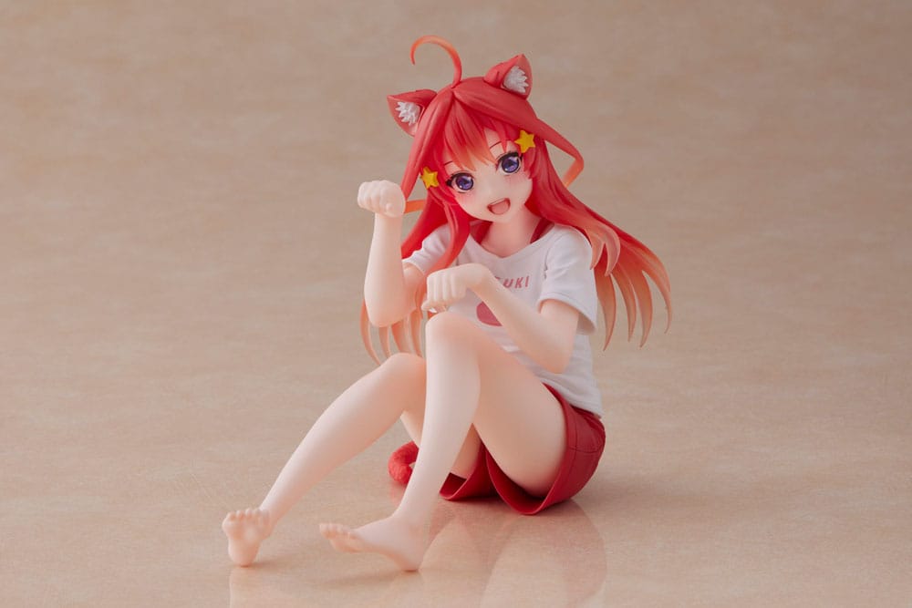 The Quintessential Quintuplets PVC Statue Desktop Itsuki Nakano Newley Written Cat Roomwear Ver. - Scale Statue - Taito Prize - Hobby Figures UK