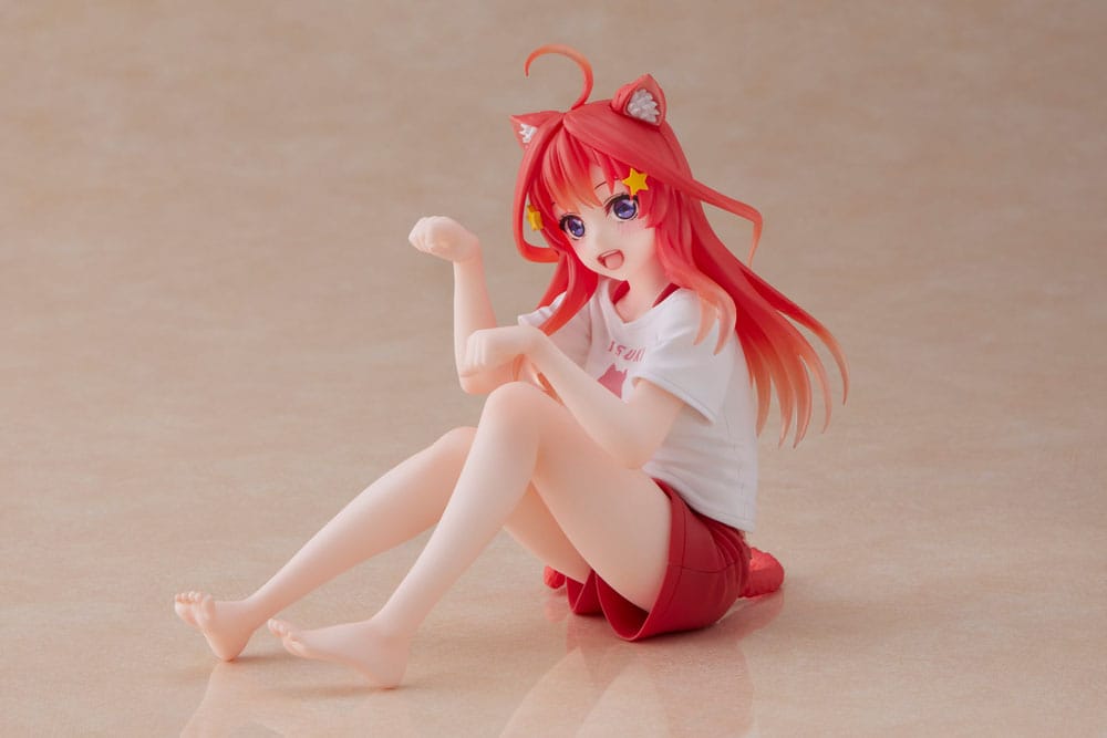 The Quintessential Quintuplets PVC Statue Desktop Itsuki Nakano Newley Written Cat Roomwear Ver. - Scale Statue - Taito Prize - Hobby Figures UK