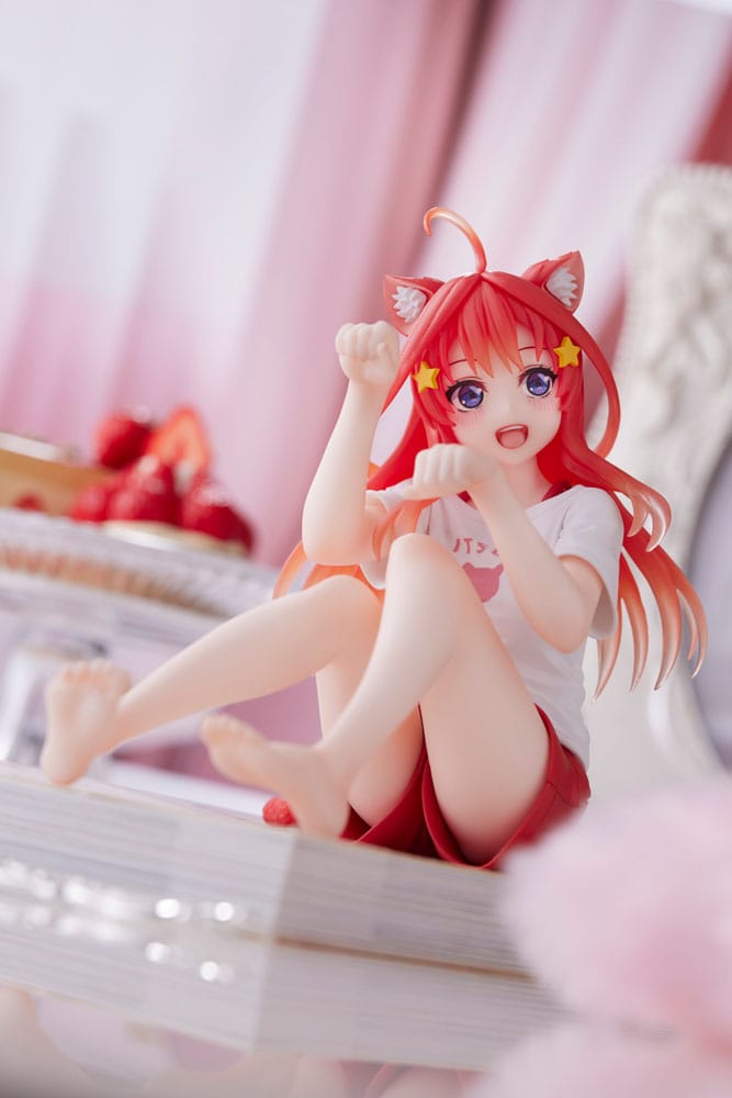 The Quintessential Quintuplets PVC Statue Desktop Itsuki Nakano Newley Written Cat Roomwear Ver. - Scale Statue - Taito Prize - Hobby Figures UK