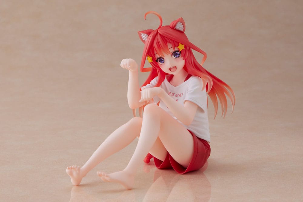 The Quintessential Quintuplets PVC Statue Desktop Itsuki Nakano Newley Written Cat Roomwear Ver. - Scale Statue - Taito Prize - Hobby Figures UK