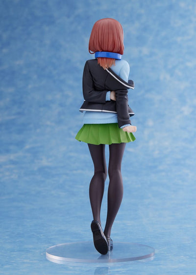 The Quintessential Quintuplets PVC Statue Miku Nakano School Uniform Ver Renewal Edition - Scale Statue - Taito Prize - Hobby Figures UK