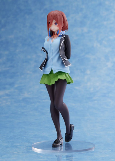 The Quintessential Quintuplets PVC Statue Miku Nakano School Uniform Ver Renewal Edition - Scale Statue - Taito Prize - Hobby Figures UK