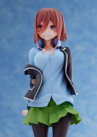 The Quintessential Quintuplets PVC Statue Miku Nakano School Uniform Ver Renewal Edition - Scale Statue - Taito Prize - Hobby Figures UK