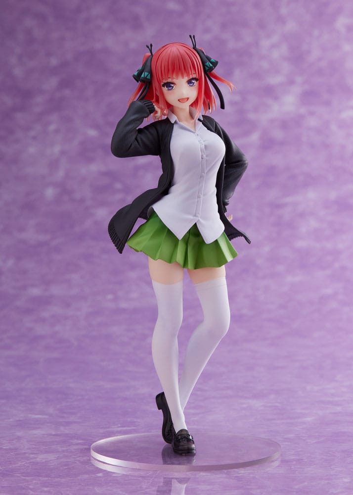 The Quintessential Quintuplets PVC Statue Nino Nakano School Uniform Ver Renewal Edition - Scale Statue - Taito Prize - Hobby Figures UK