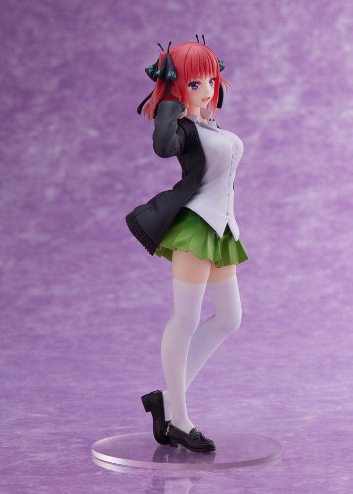 The Quintessential Quintuplets PVC Statue Nino Nakano School Uniform Ver Renewal Edition - Scale Statue - Taito Prize - Hobby Figures UK