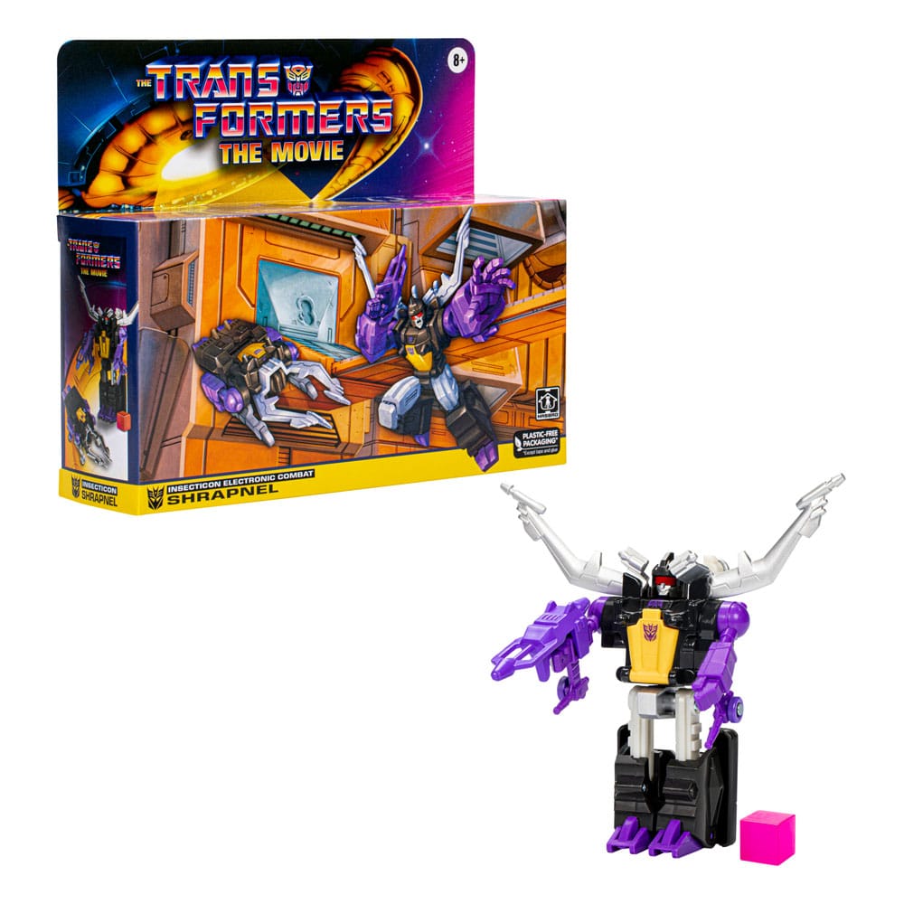 The Transformers: The Movie Retro Action Figure Shrapnel 14cm - Action Figures - Hasbro - Hobby Figures UK