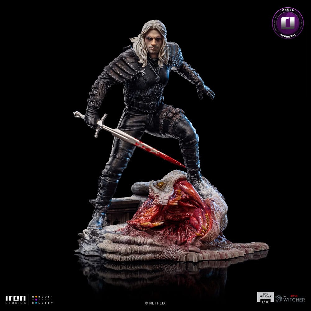 The Witcher BDS Art Scale Statue 1/10 Geralt of Riva 33cm - Scale Statue - Iron Studios - Hobby Figures UK