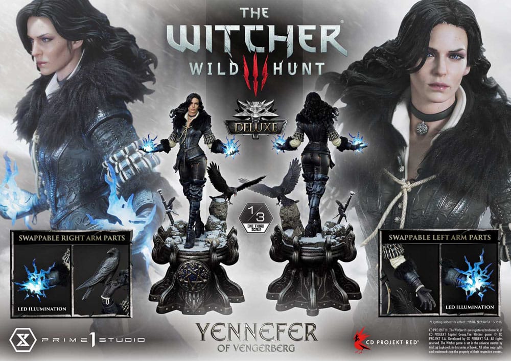 The Witcher Museum Masterline Series Statue Yennefer of Vengerberg Deluxe Bonus Version 84cm - Scale Statue - Prime 1 Studio - Hobby Figures UK