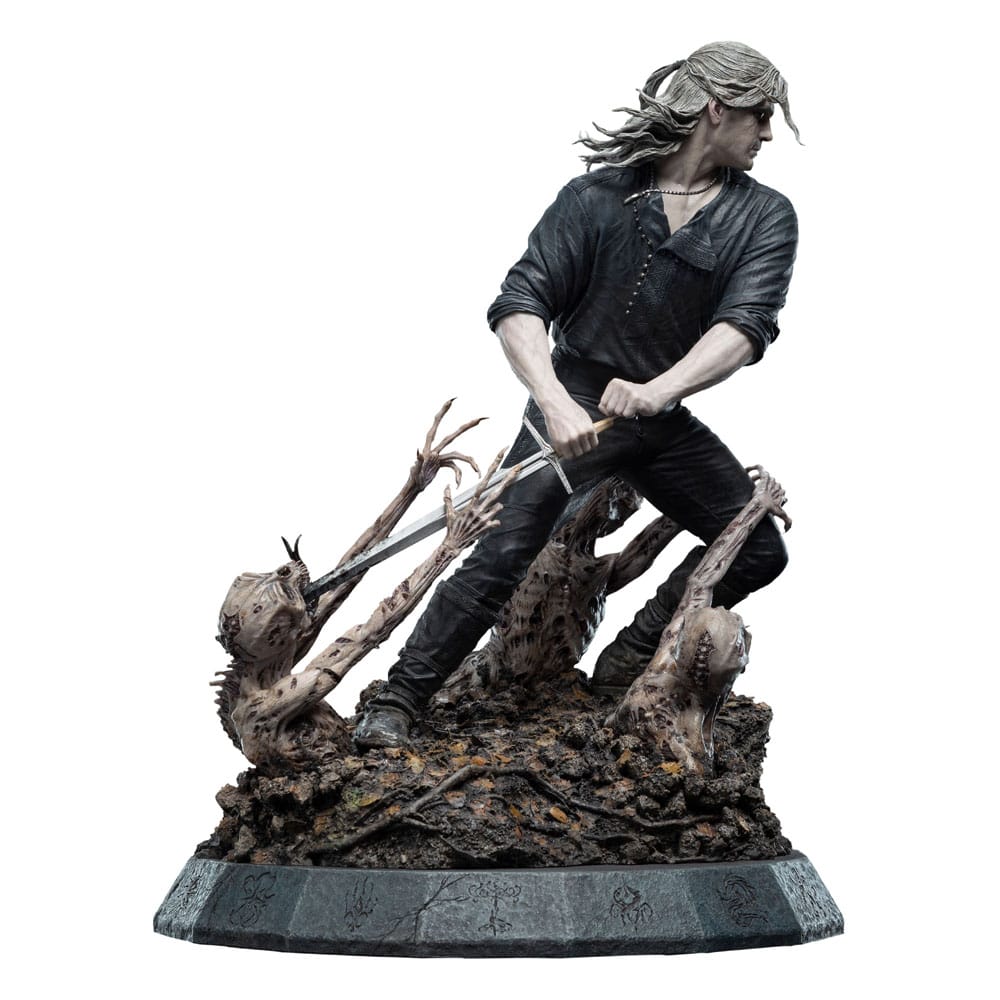 The Witcher Statue 1/4 Geralt the White Wolf 51cm - Scale Statue - Weta Workshop - Hobby Figures UK