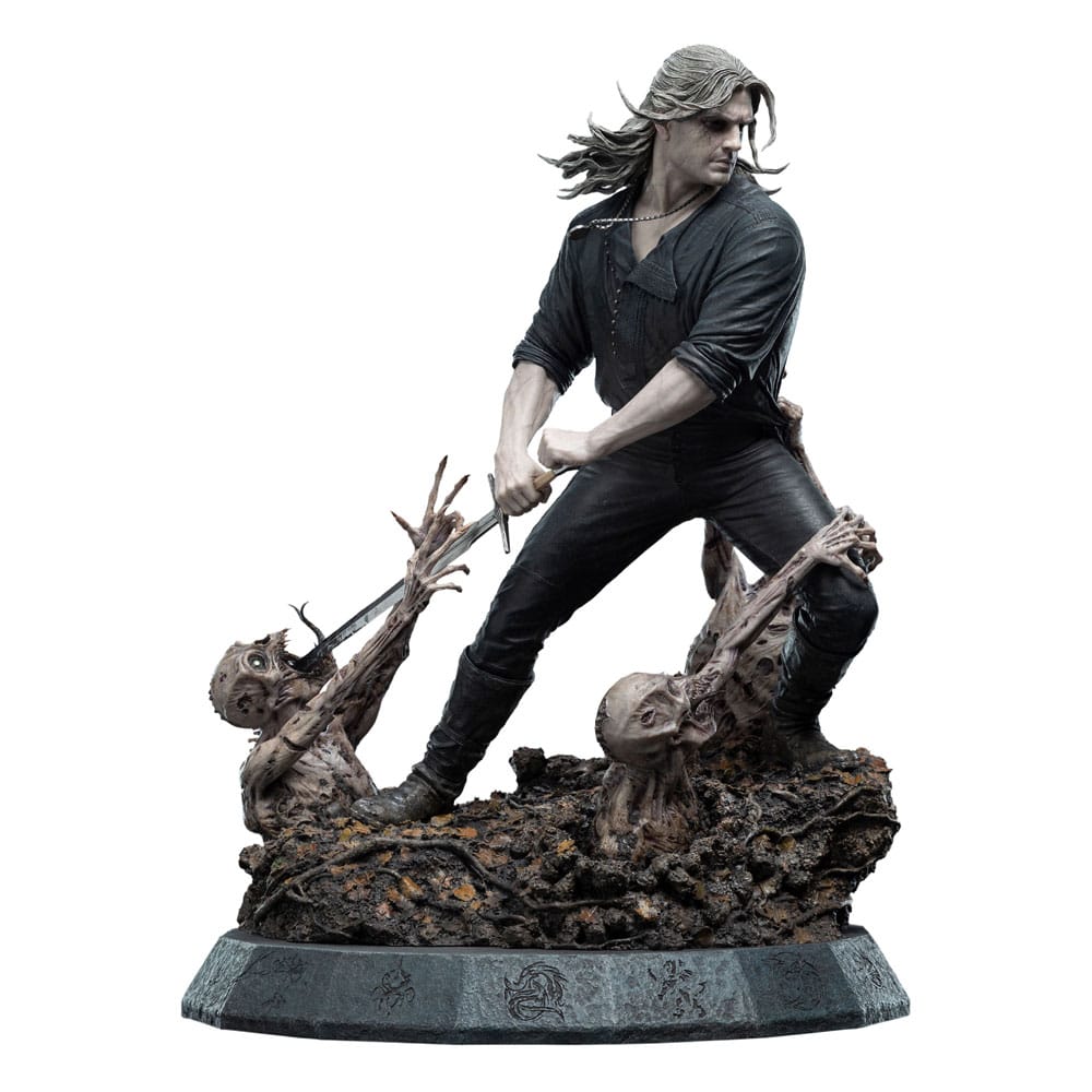 The Witcher Statue 1/4 Geralt the White Wolf 51cm - Scale Statue - Weta Workshop - Hobby Figures UK