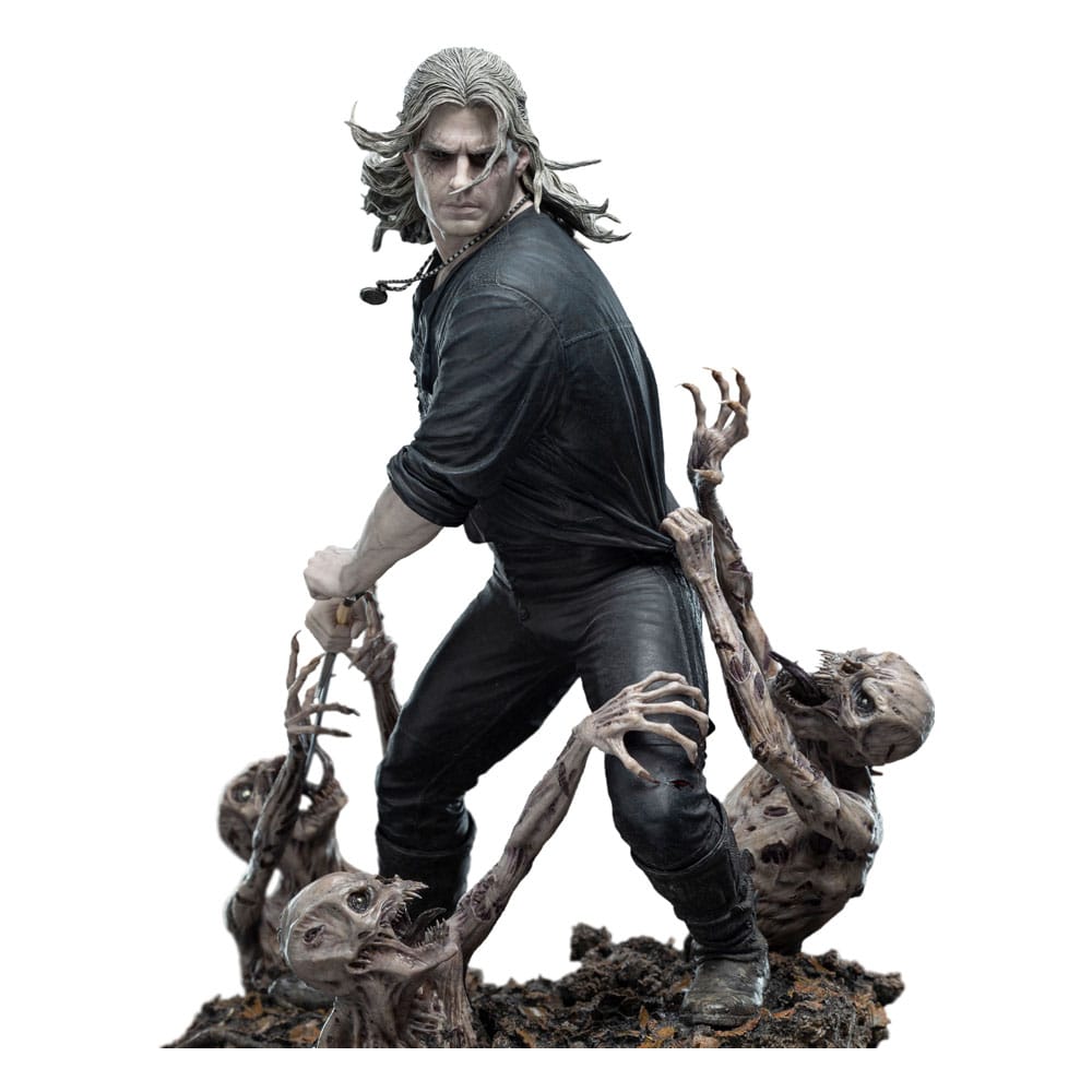 The Witcher Statue 1/4 Geralt the White Wolf 51cm - Scale Statue - Weta Workshop - Hobby Figures UK