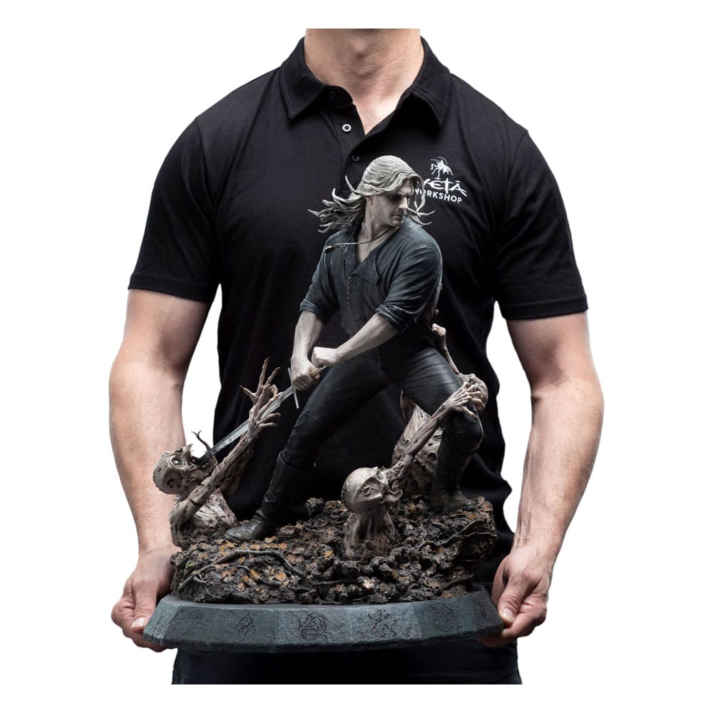 The Witcher Statue 1/4 Geralt the White Wolf 51cm - Scale Statue - Weta Workshop - Hobby Figures UK