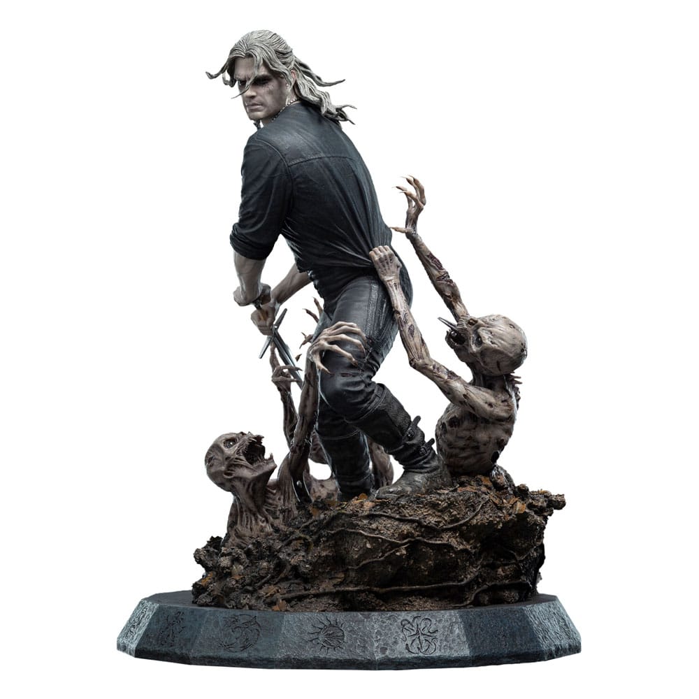 The Witcher Statue 1/4 Geralt the White Wolf 51cm - Scale Statue - Weta Workshop - Hobby Figures UK