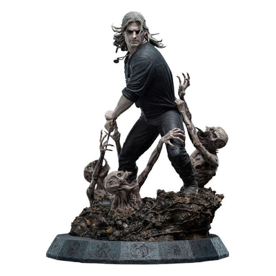 The Witcher Statue 1/4 Geralt the White Wolf 51cm - Scale Statue - Weta Workshop - Hobby Figures UK