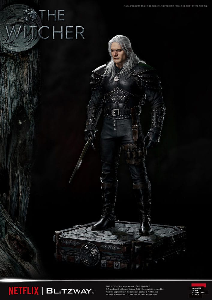 The Witcher Superb Scale Statue 1/4 Geralt of Rivia 56cm - Scale Statue - Blitzway - Hobby Figures UK