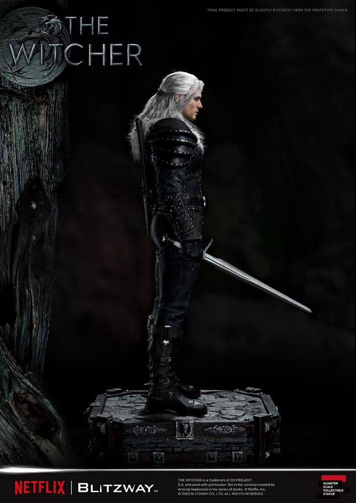 The Witcher Superb Scale Statue 1/4 Geralt of Rivia 56cm - Scale Statue - Blitzway - Hobby Figures UK