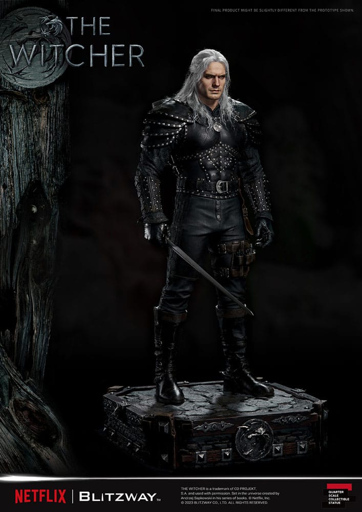 The Witcher Superb Scale Statue 1/4 Geralt of Rivia 56cm - Scale Statue - Blitzway - Hobby Figures UK