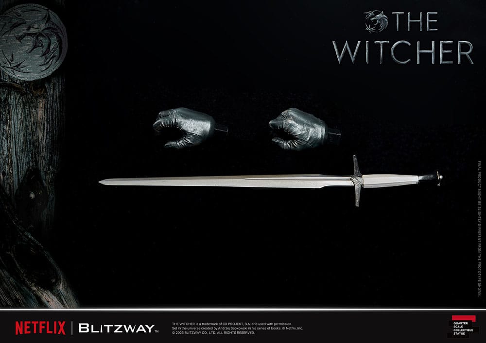 The Witcher Superb Scale Statue 1/4 Geralt of Rivia 56cm - Scale Statue - Blitzway - Hobby Figures UK