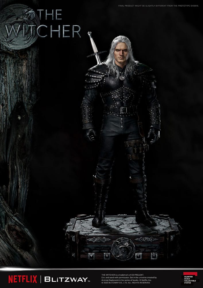 The Witcher Superb Scale Statue 1/4 Geralt of Rivia 56cm - Scale Statue - Blitzway - Hobby Figures UK