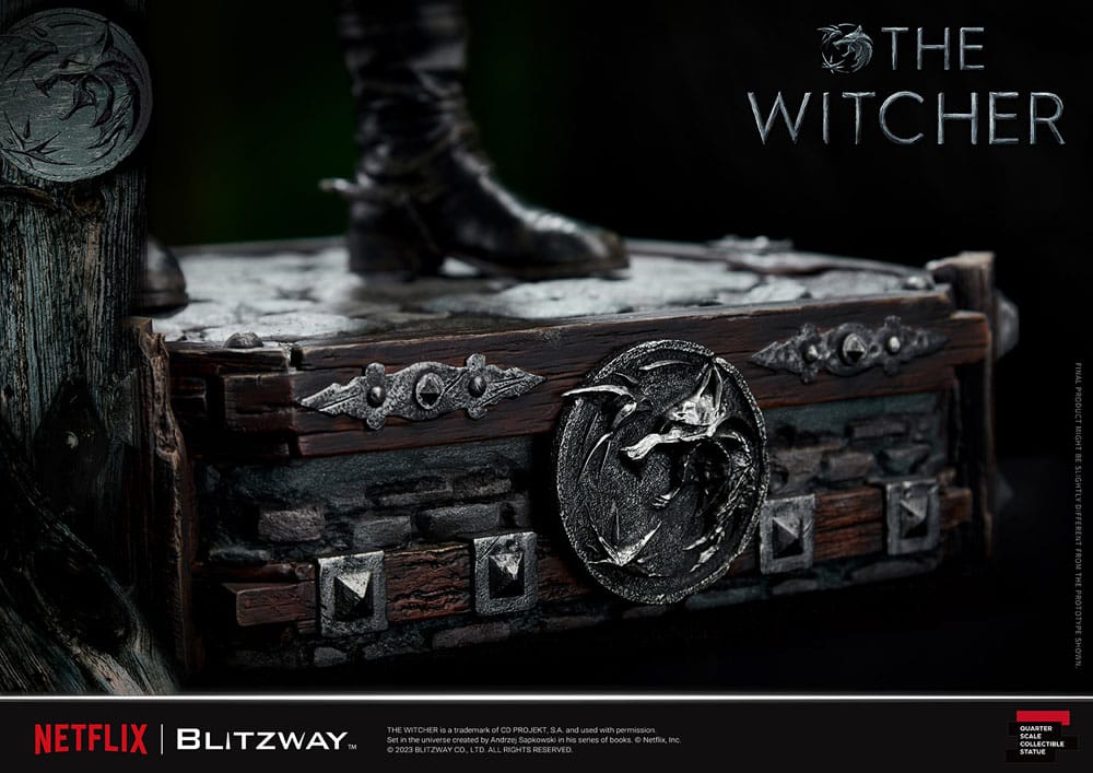 The Witcher Superb Scale Statue 1/4 Geralt of Rivia 56cm - Scale Statue - Blitzway - Hobby Figures UK